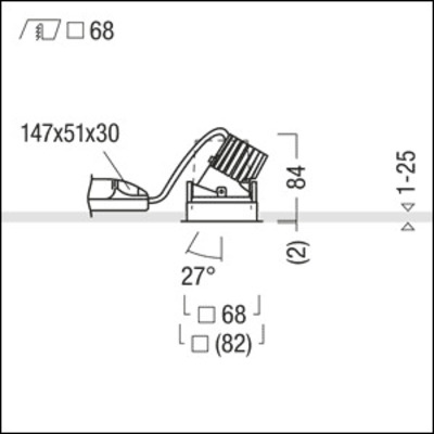 Zumtobel Group LED-Downlight 3000K PANOS INF #60816932