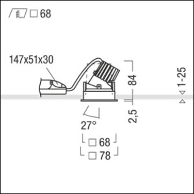 Zumtobel Group LED-Downlight 3000K PANOS INF #60816935