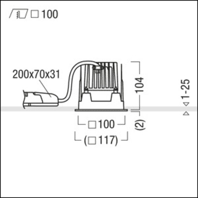 Zumtobel Group LED-Downlight 3000K PANOS INF #60817530