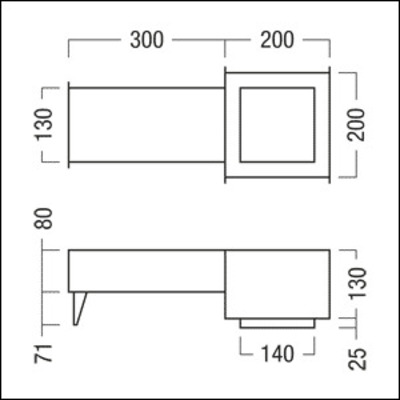Zumtobel Group Betoneingießgehäuse PANOS INF/ #60800821