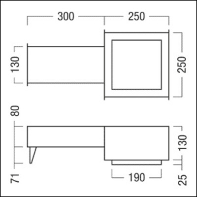 Zumtobel Group Betoneingießgehäuse PANOS INF/ #60800823