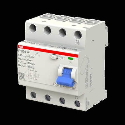 ABB Stotz S&J FI-Schutzschalter 63/0,5A 4p. F204A-63/0,5