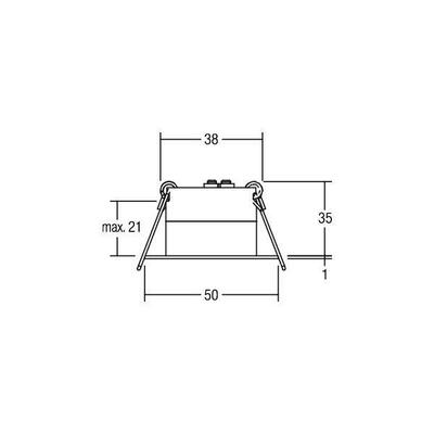 Brumberg Leuchten LED-Einbaulichtpunkt 350mA ww, weiss 12079073