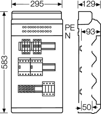 Hensel Ladeverteiler f.2 Ladep. a 11kW KV EV 11kW 2101