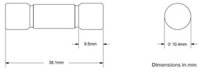ABB Stotz S&J Sicherung 10,3x38, 10A E 9F10 PV