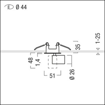 Zumtobel Group LED-Einbauleuchte 3000K SUP2 S R44 #60817613