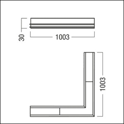 Zumtobel Group Winkelverbinder 90° (elektrisch) SUP2 TRACK #60210821