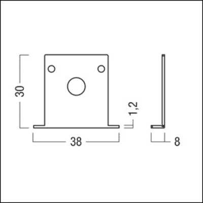 Zumtobel Group Abschlussplatte SUP2 TRACK #60210825