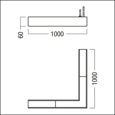Zumtobel Group Winkelverbinder 90° (elektrisch) SUP2 TRACK #60210836