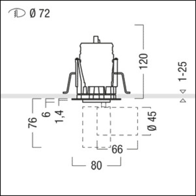 Zumtobel Group LED-Einbauleuchte 4000K SUP2-RM R72#60817617