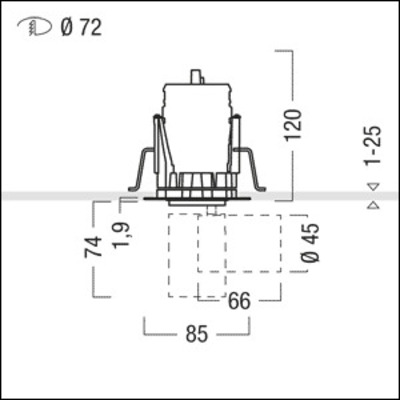 Zumtobel Group LED-Einbauleuchte 3000K SUP2-RM R72#60817622