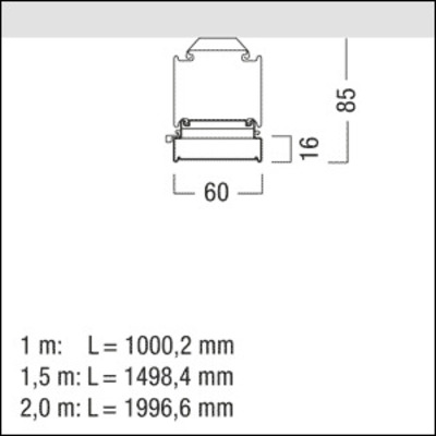 Zumtobel Group LED TECTON-Anbauleuchte 4000K TECTON MIRE#42185315