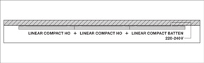 Ledvance LED-Lichtleiste m.Schalter 4000K LNCOMPSWITCH3004W 4K