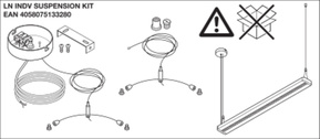 Ledvance LED-Pendelleuchte 4000K LNINDVD/I1500400056W