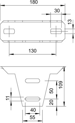 OBO Bettermann Vertr Kopfplatte für US5, variabel KU 5 V A2
