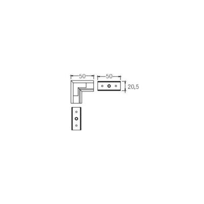 Brumberg Leuchten L-Verbinder schwarz 53055080