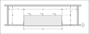 Ledvance LED-Einbaustrahler 3-fach . 4000K SPOT MULI3x30W4KFLWT