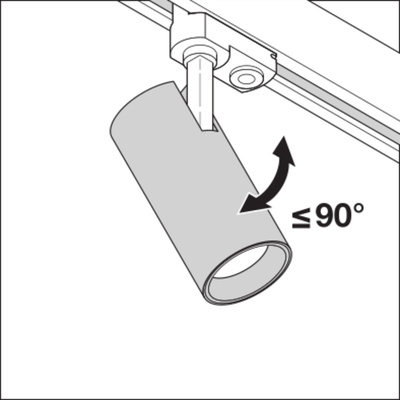 Ledvance LED-Stromschienenstrahler 4000K weiß TRACK SP8535W4K90RWT