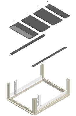 Enoc Bodenblechpaket 600x600mm BPP 66 X1-S