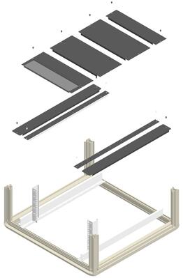 Enoc Bodenblechpaket 800x1200mm BPP 812 X1-S