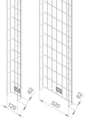 Enoc Kabelgitterrinne 1890x120mm KHVN S