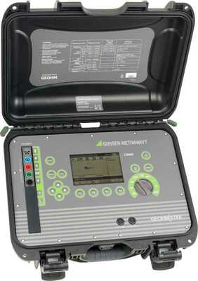 Gossen Metrawatt Messgerät mit GPS Erdungs- u.Niederohm GEOHM XTRA
