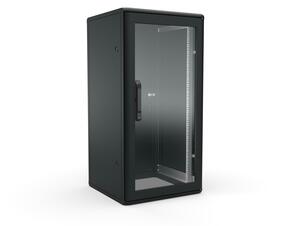 Enoc Standschrank 24 HE 600x600x1200 schwarz F1 6612-S