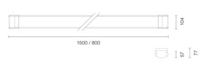 Lichtline LED-Feuchtraumleuchte 5000K 110850230020