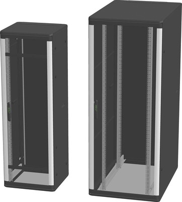 Enoc Standschrank 42 HE 800x1200x2000 schwarz F1 81220-S