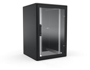 Enoc Standschrank 24 HE 800x600x1200 schwarz F1 8612-S