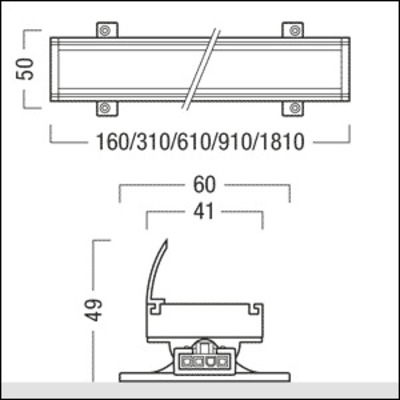 Zumtobel Group LED-Lichtlinie 3000K LINELIGHT #21013704