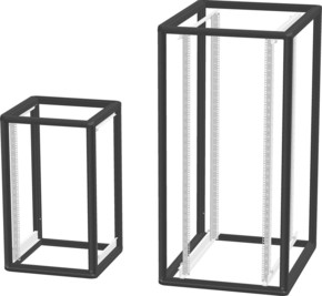 Enoc Grundgestell 24 HE 800x1000x1200 schwarz Fo1 81012-S