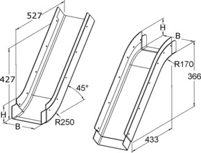 Niedax GFK-Etage 2-Teilig KKET 110.500