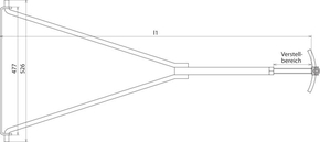 DEHN Traufenstütze für Rd 7-10mm St/tZn TS7.10V1.01.15MSTTZN