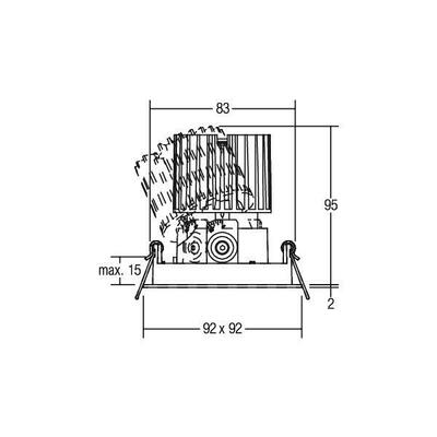 Brumberg Leuchten LED-Einbauleuchte 350mA 3000K weiß 12608173