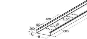 Niedax GFK-Kabelrinne KPL 40.060 Niedax GFK-Kabelrinne KPL 40.060