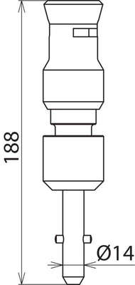 DEHN Adapter f. Erdungsstangen SQ SQL AD ES SQ SQL