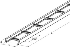 Niedax GFK-Kabelleiter UL 53.150/3