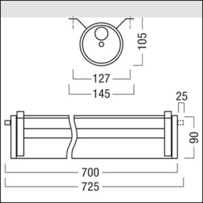 Zumtobel Group LED-Rohrleuchte 4000K TUBILUX #42186461