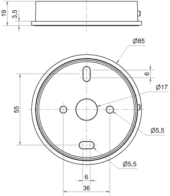 Werma Midi Adapter BM GY Zubehör 26170001