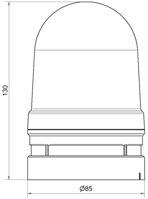 Werma Midi TwinFLASH Combi 12/24VAC/DC GN 46122070