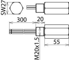 DEHN Überspannungsableiter DEHNpipe Ex (d) DPI CD HF EXD 5 M