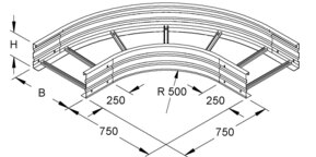 Niedax Rundbogen F-Verz WSBR 200.200 F