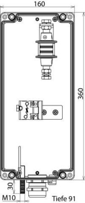 DEHN Netz-Anschaltkasten f. Red/Line Produkte NAK SN4631