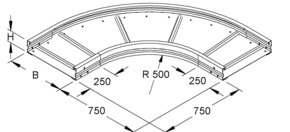 Niedax Rundbogen WRBR 105.500