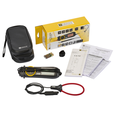 Chauvin Arnoux Digi. Spannungsprüfer mit Stromwandler C.A 757