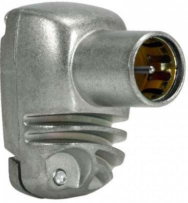 Televes F-Stecker Quick gewinkelt, Guss FSW2000N