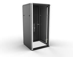 Enoc Basic 19" Standschrank 60x60x24HE schwarz F3 6612-S