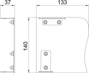 OBO Bettermann Vertr Endstück Designkanal Design Swing GAD ER Swing EL