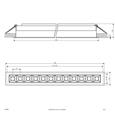 EVN Lichttechnik LED-Einbauleuchte 3000K weiß P202402